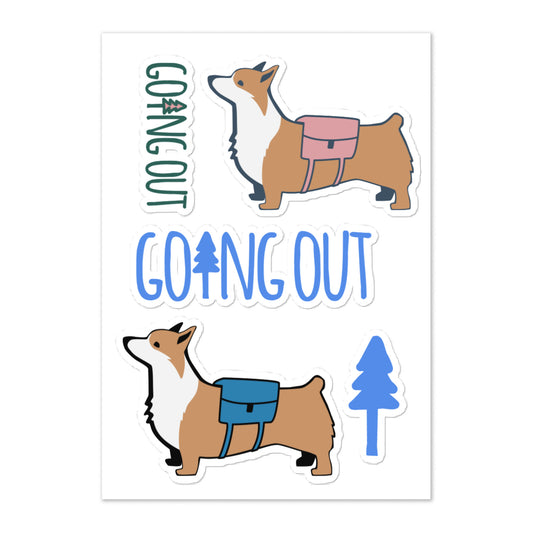 Corgi Sticker Sheet